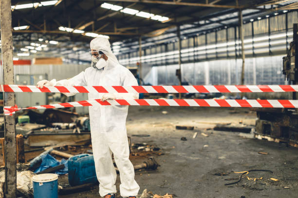 Professional Biohazard Cleanup technician working in Surprise, AZ